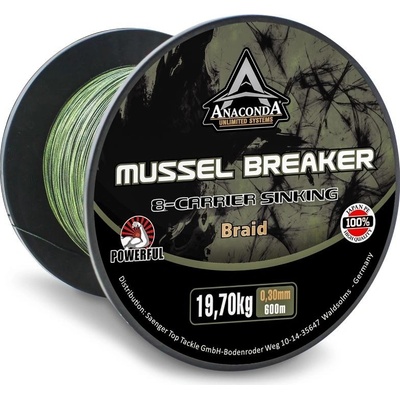 Anaconda šňůra X8 Carrier mussel breaker 600m 0,30mm