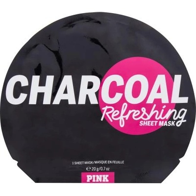 Pink Charcoal Refreshing Sheet Mask освежаваща маска с активен въглен за жени