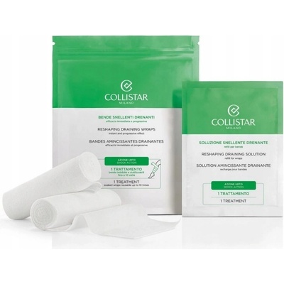 Collistar Reshaping Draining Wraps termoaktivní bandáže proti celulitidě 2 x 100 ml