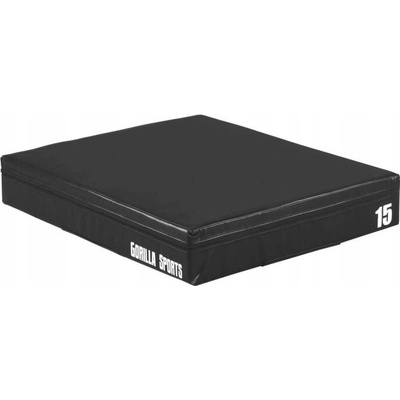 Rovný stepper Gorilla Sports Soft Jump Box 15