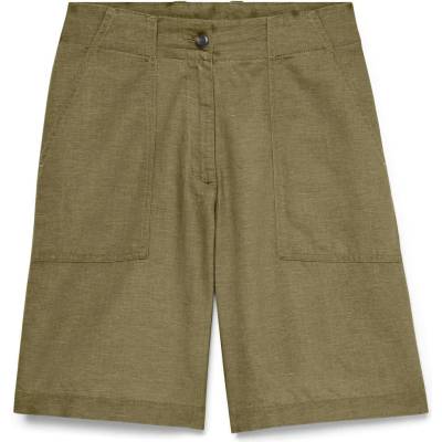 Timberland Дамски къси панталони Timberland Women's Linen Bermuda Shorts - Leaf Green - размер 35 (US) (112-3778-0215)