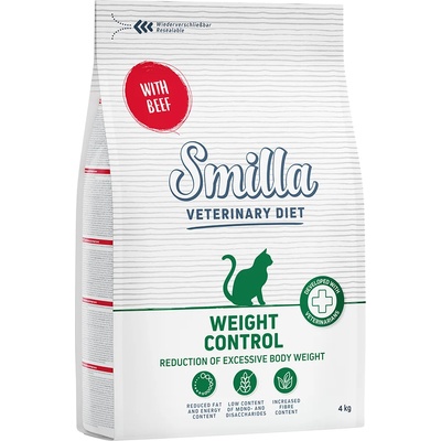Smilla Veterinary Diet Smilla Veterinary Diet Weight Control с говеждо - 2 x 4 кг