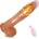 SuperLove Realistic Thrusting & Heating 3in1 Silicone Dildo with Remote Flesh