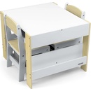 Milly Mally dětská sada stolečku a židliček Sven natural