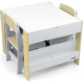 Milly Mally dětská sada stolečku a židliček Sven natural