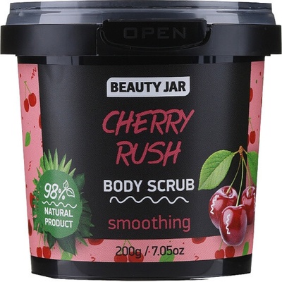Beauty Jar Cherry Rush zjemňujúci telový peeling 200 g