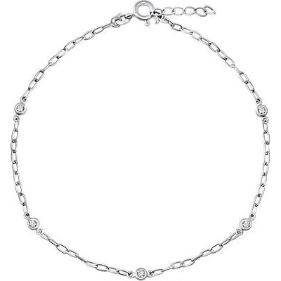 Silvego Strieborný náramok Mary s čírymi Brilliance Zirconia ZT196751B