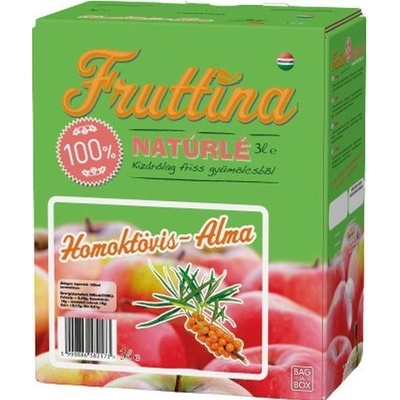 Fruttina 100% Ovocná šťava jablko a rakytník 3 l