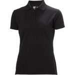Helly Hansen clasic 79168 / Дамска поло тениска - черна s (59916800201)