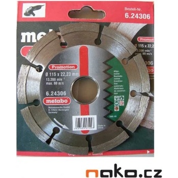 Metabo Diamantový kotouč segmentový 115 mm 624306