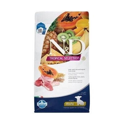 N&D Tropical puppy malé jehněčí 1,5 kg