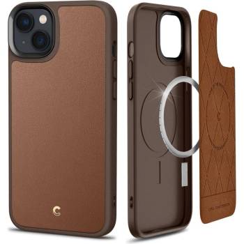 Spigen Кейс Spigen CYRILL KAJUK, съвместим с MagSafe, за iPhone 14 Plus, Saddle Brown (21159-0)