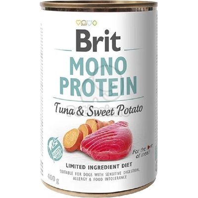 Brit Mono Protein от Съомга & Сладки картофи 6 х 400 г