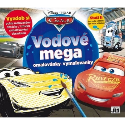 Vodové mega omalovánky Auta