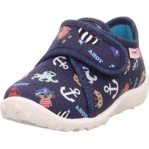 Superfit Детски пантофи Superfit Kid's Spotty House slippers - Dunkelblau - размер 21 (EU) (702-5246-0214)