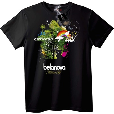 NOONEBRAND Тениска Belanova Fantasia Pop - 2XL, Black