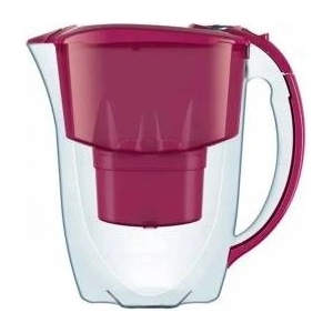 Aquaphor Amethyst 2.8L Filtering Pitcher with Counter + Aquaphor B25 Maxfor Plus Cartridge, Cherry Филтрираща кана