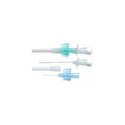 Chirana T.Injecta Intravenózní kanyla Chiraflex s křidélky a s portem 18G zelená 50 ks