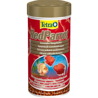 TETRA Red Parrot - основна храна за червените папагали - удовлетворява специфичните им хранителни нужди