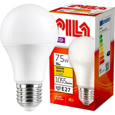 Philips LED žiarovka Pila E27, 10 W, 1055 lm, 2700 K
