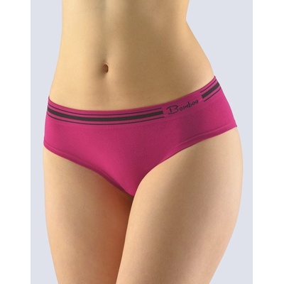 Gina dámske nohavičky francúzske Bamboo Natural široký bok 04028 bordo černá