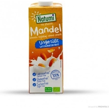 Natumi Mandľový nápoj nesladený bezlepkový Bio 1 l