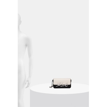 KARL LAGERFELD чанта тип хобо дамска от кожа K/SIGNATURE (B3W30303)