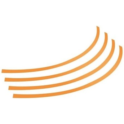Lampa Samolepicí proužky na kolo RIM STICKERS 14–16" oranžová