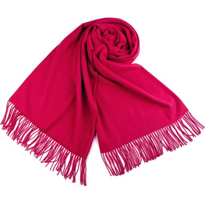 šátek šála typu pashmina s třásněmi 30 08 modrá královská