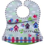 Babyono Лигавник с животни Babyоno - Сив с къщички (5901435407356-сив с къщички) - baby