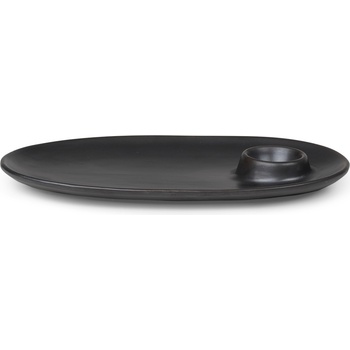Ferm Living Чиния за закуска Flow черна (1104263203)