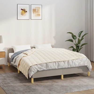 VidaXL polyester béžová Deka 152x203