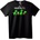 NOONEBRAND Тениска Динозаври - 2XL, Black