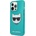 KARL LAGERFELD Choupette Head Silicone Case - дизайнерски силиконов кейс за iPhone 13 Pro (син)