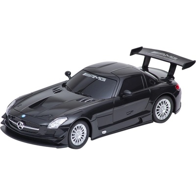 Welly Mercedes-Benz SLS AMG model černý 1:34