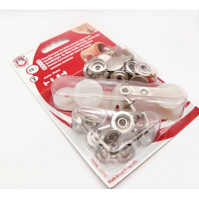 Auto-Moto cvoky na silné materiály - nikiel - priemer 1,5 cm - 10 ks