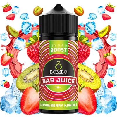 Bombo Bar Juice Hyper Boost Strawberry Kiwi Ice 10ml/120ml