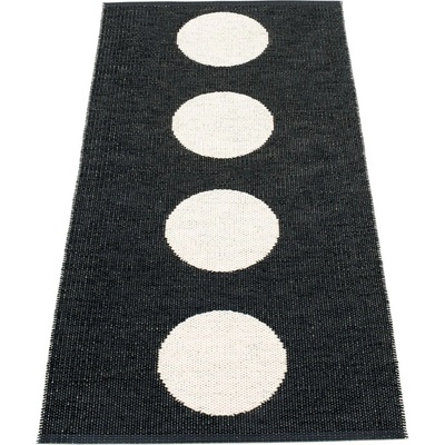 Pappelina Черно-бяла пътека за открито и закрито 70x150 cm Vera Black - Pappelina (VEX715)