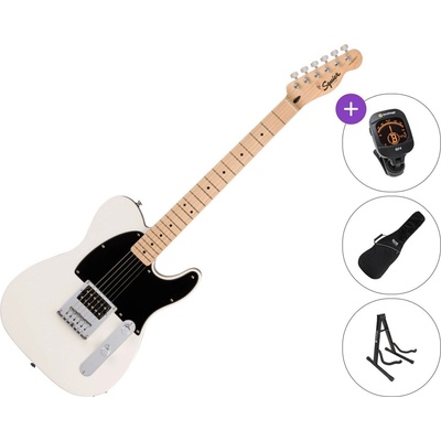 Squier Sonic Esquire H MN SET Arctic White Електрическа китара