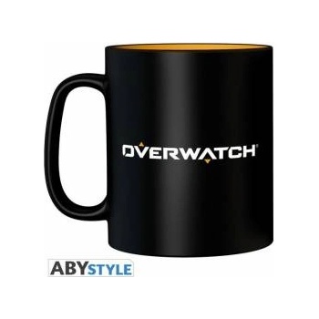 ABYstyle Чаша ABYSTYLE OVERWATCH, лого, King size, 460ml, Черен, ABYSTYLE-ABYMUG522