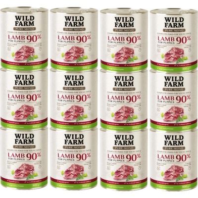 Wild Farm Pure Mono Lamb Puppy 12 x 800 g