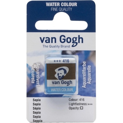 Van Gogh Akvarelová barva v půlpánvičce 416 Sepia