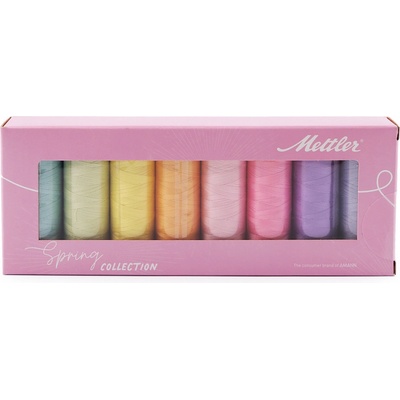 Prima-obchod Sada bavlněných nití Silk-finish Mettler 8x150 m, barva 1 mix jaro