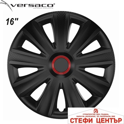 Versaco Тасове за джанти 16'' Versaco Carbon Aviator - RR Black (56182)