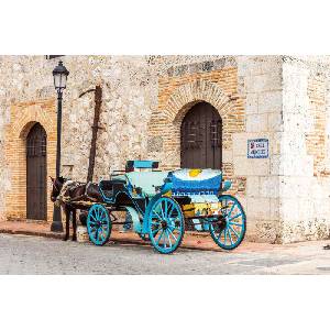 DIMEX ART Флизелинов фототапет ретро карета 375 x 250 см