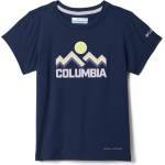 Columbia Детска спортна тениска Columbia Kid's Tech Trail Utility S/S Graphic Crew Sport shirt - Collegiate Navy / Rainbow Ridge - размер XL (704-5865-0216)