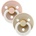 BIBS Залъгалки Bibs - Colour, Blush Glow-Vanilla Glow, 0-6 м, 2 броя (110243)