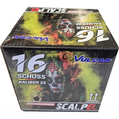 Kompaktný ohňostroj Scalpel 16 ran 25 mm