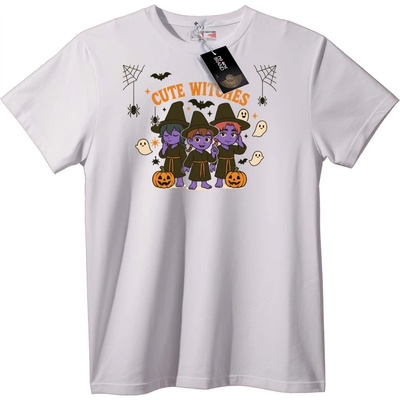 NOONEBRAND Тениска Сладки Halloween Вещици - 2XL, Black