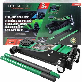 RockForce Крик хидравличен крокодил 3 т, нископрофилен, 85-430 мм, RockForce RF-T830018 HT (58628)